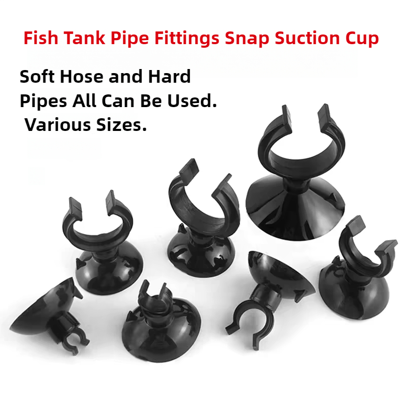 Aquaculture Aerator Pump - 5/10Pcs Schwarz Aquarium Saugnapf Luft Rohr