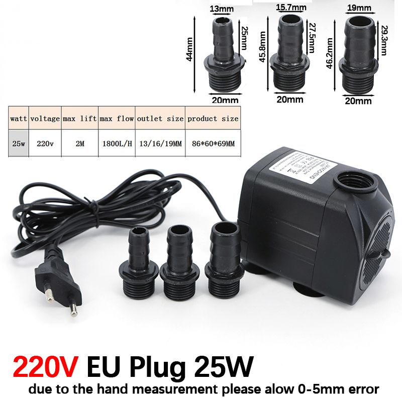 AC 220V 16W 25W Tauchpumpe für – Aquaculture Aerator Pump Bewertung und Preis